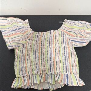 Colorful Striped Kids Top
